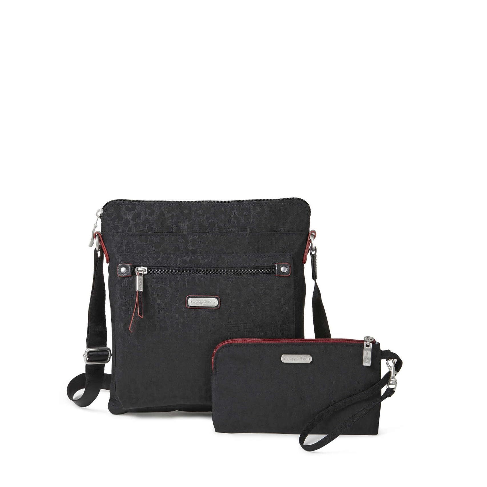 8975 Go Bagg With Rfid Wristlet - Lightweight 10.75"X10" Travel Purse